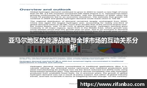 亚马尔地区的能源战略与全球市场的互动关系分析